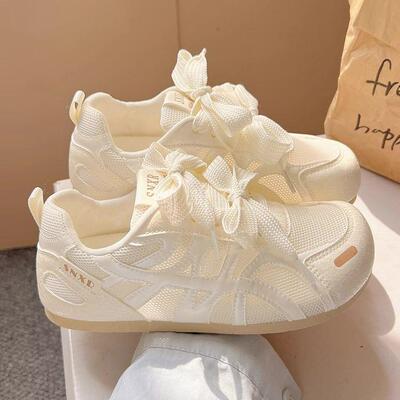 透气网面女鞋夏季小白鞋2026新款薄款不闷脚休闲鞋德训0825k