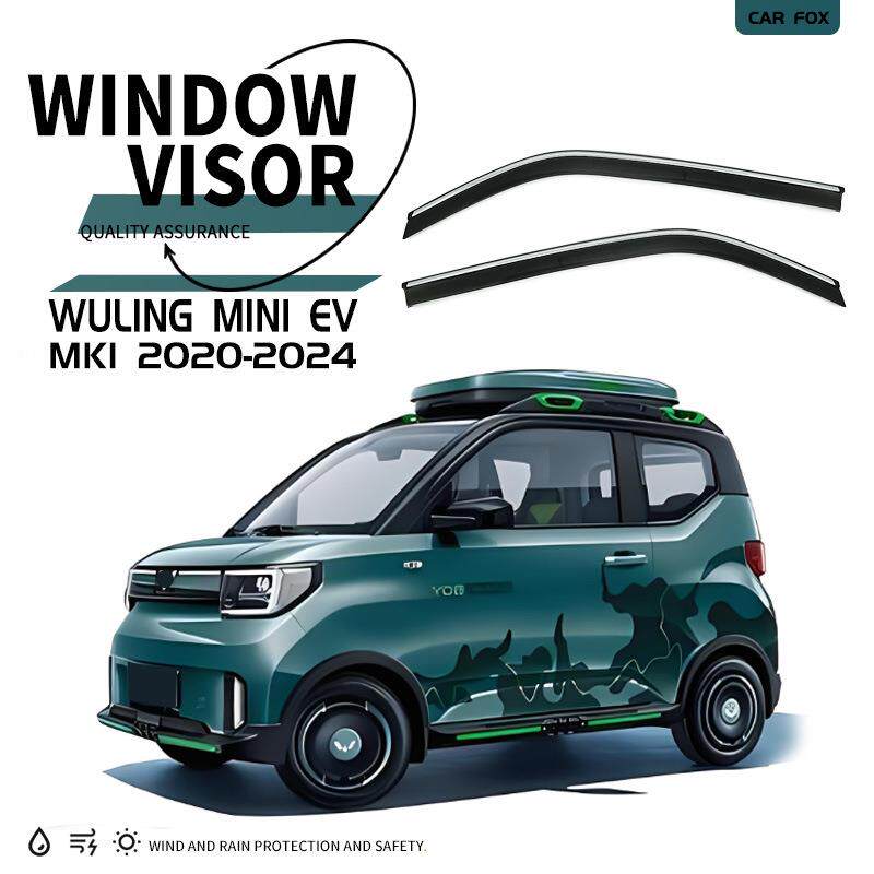 适用于五菱宏光Mini EV晴雨挡Hong guang Mini EV Window visor