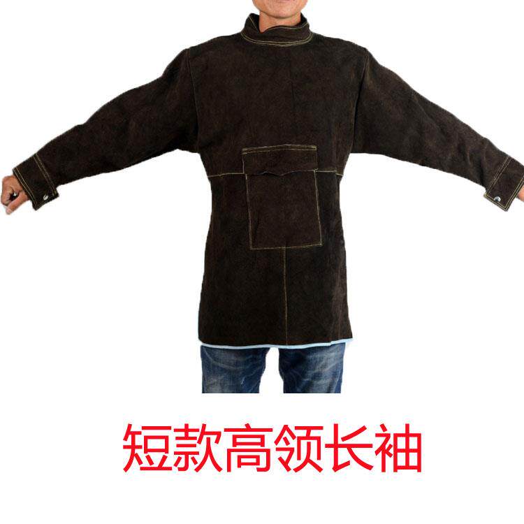 正品牛皮焊电工作服电焊防护皮衣焊工焊接服牛隔围裙热防烫防辐射