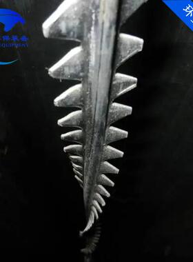 供应阴极线1.4529不锈钢 SS2205材质骨刺型阴极放电线 湿电悬挂线