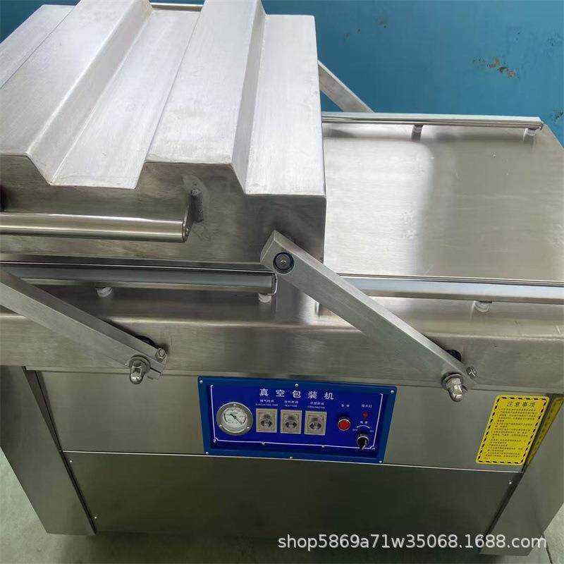 小型400型双室真空包装机火锅底料抽真空设备烤鸡烤鸭真空包装机