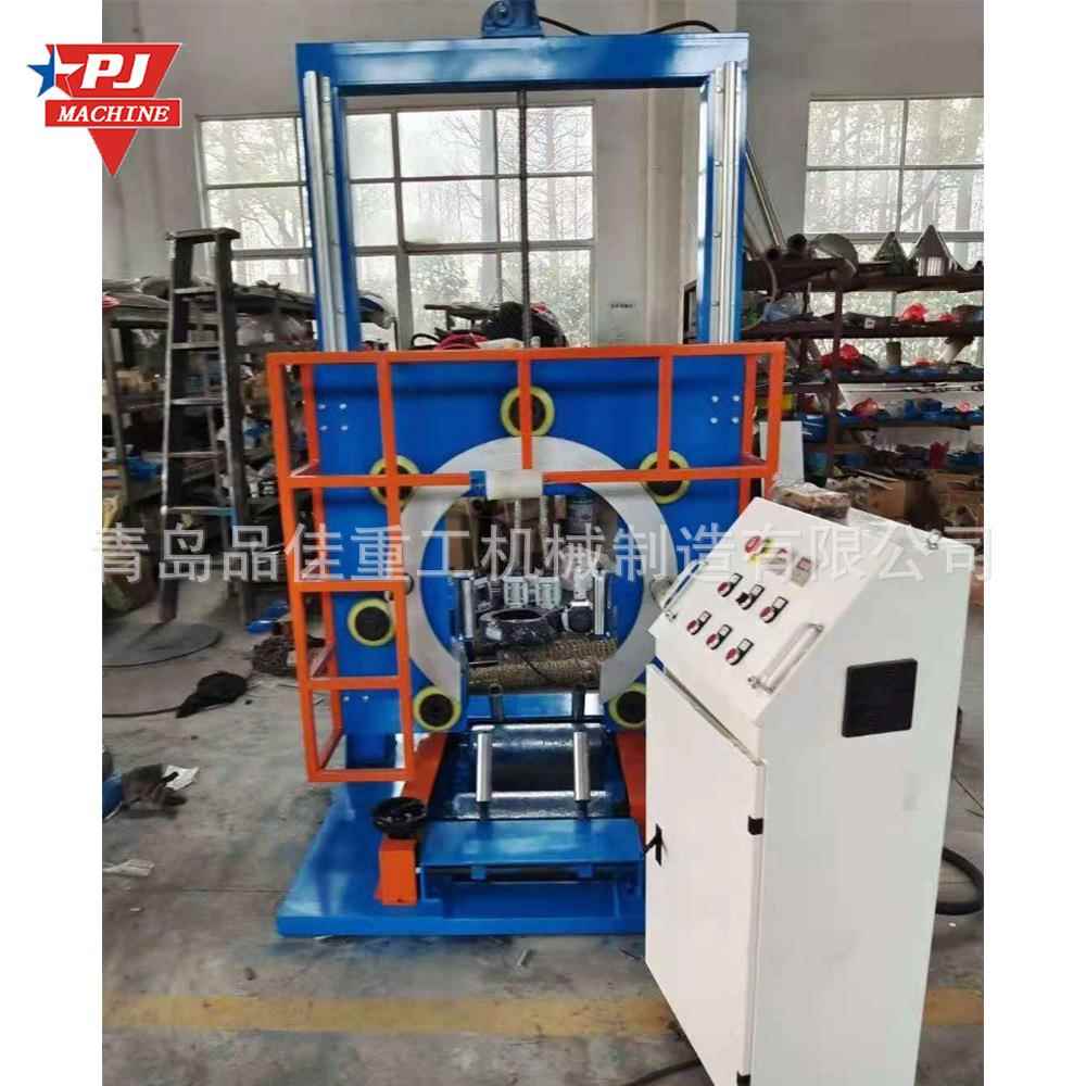 软管水管环形包裹机设备 地暖管钢圈包装机 PERT盘管缠绕机