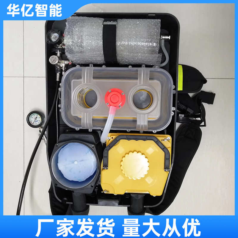 矿用防护时间长隔绝式正压氧气呼吸器 便携式正压氧气呼吸器
