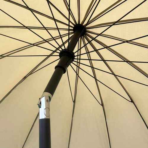 库存现货16k纤维流苏伞沙滩户外野营伞 遮阳伞太阳广告伞批发