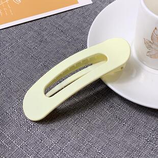 大号抓夹鸭嘴夹女发夹发量多脑后勺一字夹透明发卡头饰盘头发夹子