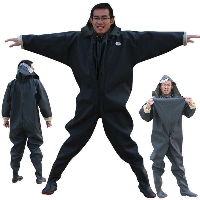 双翼加厚全身下水裤捕鱼雨裤防水衣裤抓鱼连体下水挖藕防蜂养殖服,户外/登山/野营/旅行用品,钓鱼服,淘宝优惠券,粉丝福利购,淘宝优惠卷