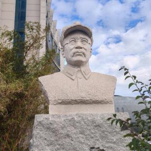 石雕十大元帅半身雕像花岗岩朱德贺龙石头人物开国元帅名人塑像