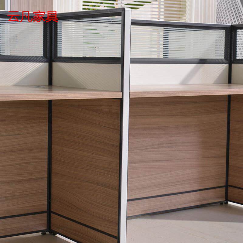 办公隔断职员办公办公现代3/6人位屏风家具组装 人造板 电脑桌椅