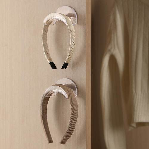 Wall-mounted hair tie storage rack, no-drill bag hook, multi