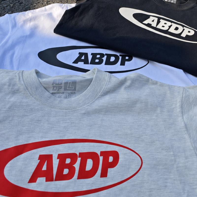 ABDP美式棉质宽松230克重短袖夏季T恤运动休闲情侣复古印花圆领男