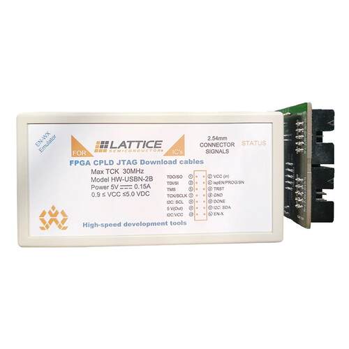 Lattice下载器 高速编程器HW-USBN-2B FPGA烧录彷真器 顶配企业版