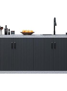 户石头洗手池别墅院盆子室42254外水池台一体柜院庭大理石操作外