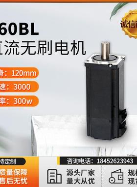 60无刷电机S60BL120-430 300W24V48V3000RPM直流无刷电机厂家直销