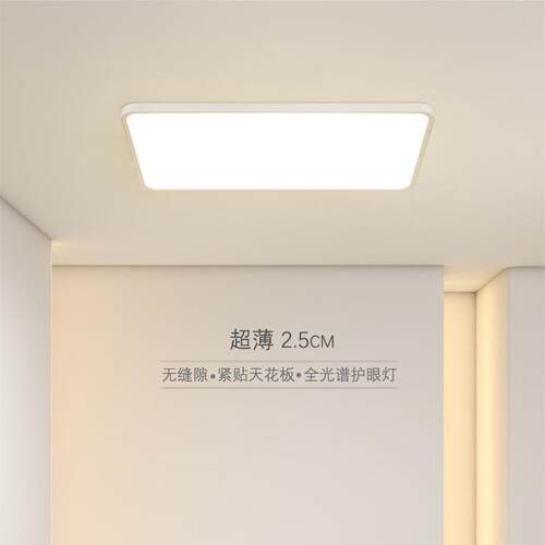 新款直销led吸顶灯客厅全光谱超薄无缝隙餐厅简约现代护眼过道创