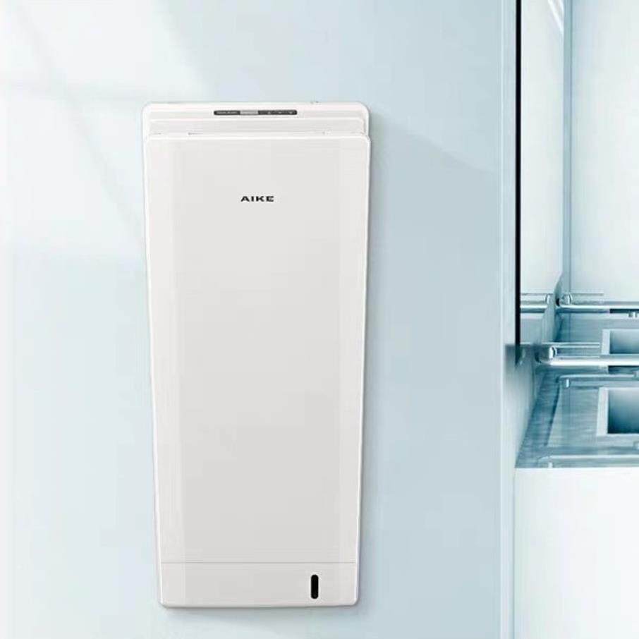 AIKE双面喷气式干手器自动感应烘手器商用烘手机卫生间AK2035