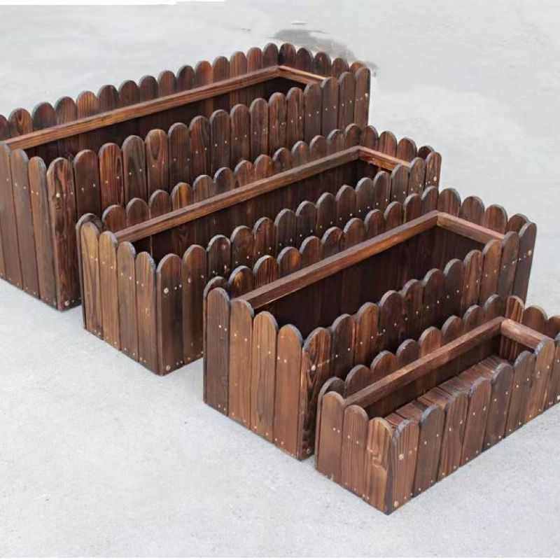 碳化防腐木花箱加厚实木室外专用户外种菜种花阳台花花盆厂家一件,鲜花速递/花卉仿真/绿植园艺,花盆,淘宝优惠券,粉丝福利购,淘宝优惠卷