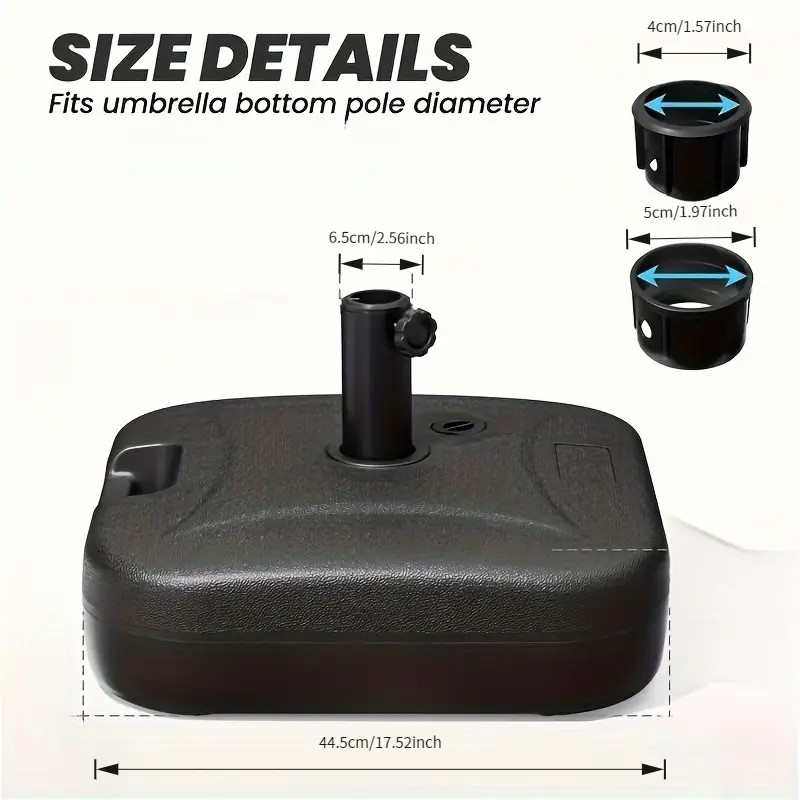 户外太阳伞注水注沙固定加重方型底座伞墩子简约底座,居家日用,伞,淘宝优惠券,粉丝福利购,淘宝优惠卷