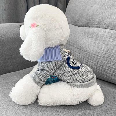 狗狗衣服牵引秋冬卫衣帅气潮牌泰迪比熊小型犬宠物冬季小狗约克夏