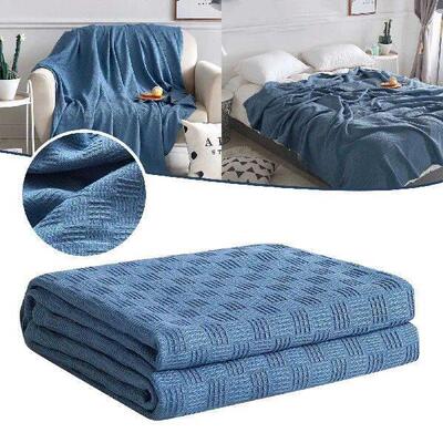 Cotton Blanket For Adults Modern Soft Breathable Cozy