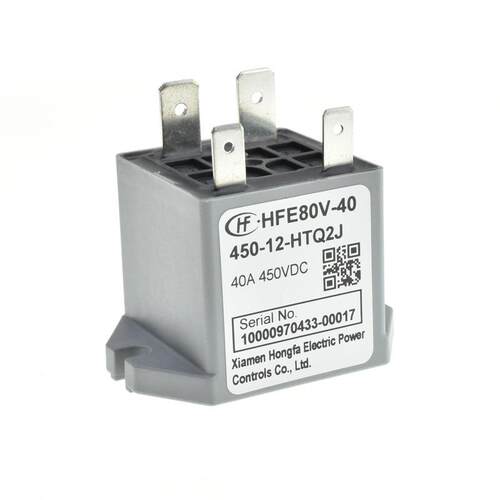 宏发继电器HFE80-40-450-12-HTQ2J 40A 450v汽车继电器 一组常开