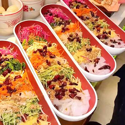网红红小大拌BBR盘子色密胺菜长条椭圆凉菜长方形饭二店酒店商用