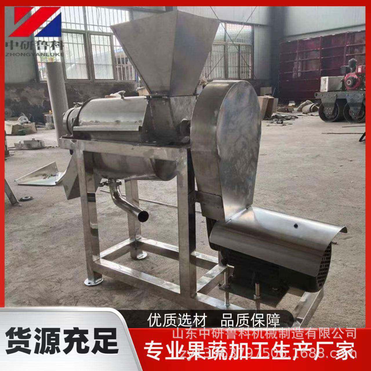 大型螺旋水果榨汁机 不锈钢工业果汁机 红果参芭乐荔枝原汁机