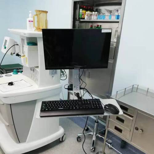 兼容德尔格欧美达通用麻醉机电脑支架信息化单节臂可调节