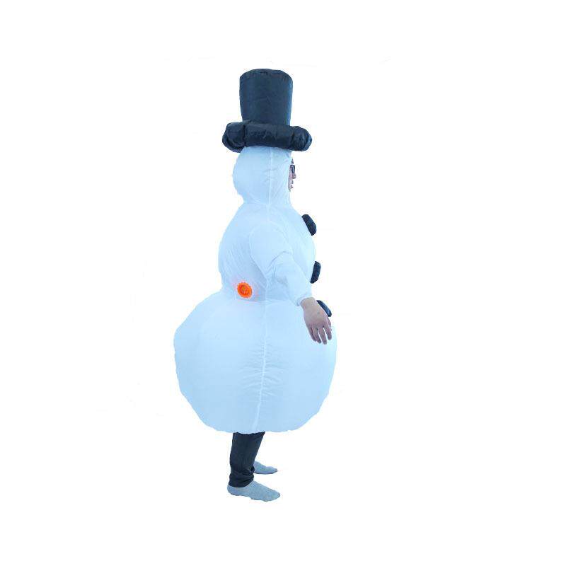 圣诞节偶小雪人演充气节服装万圣派对出卡通人服直销CQ1011欢迎来