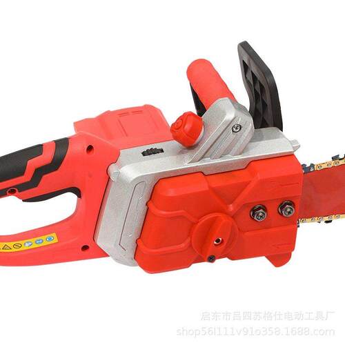 *工厂小型家用16寸手持大功率双动力充电式电链锯锯树伐木神器