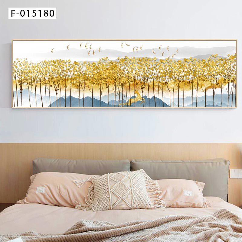 新款直销卧室床头装饰画轻奢主卧壁画客厅背景墙一联晶瓷挂画晶瓷