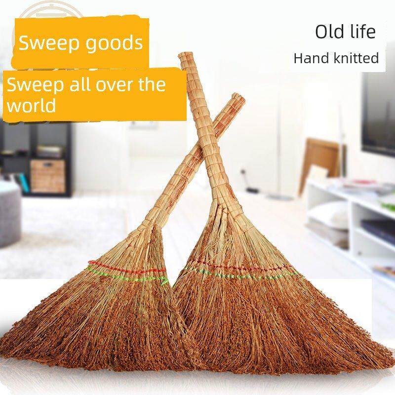 老式放大加厚高粱耳扫帚家用纯手工金丝苗扫帚学校工地扫地扫帚