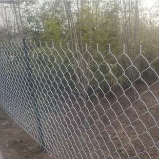 菱形鍍鋅鋼絲網護欄河道圍網果園種植圍欄圈地圈山養殖邊坡勾花網