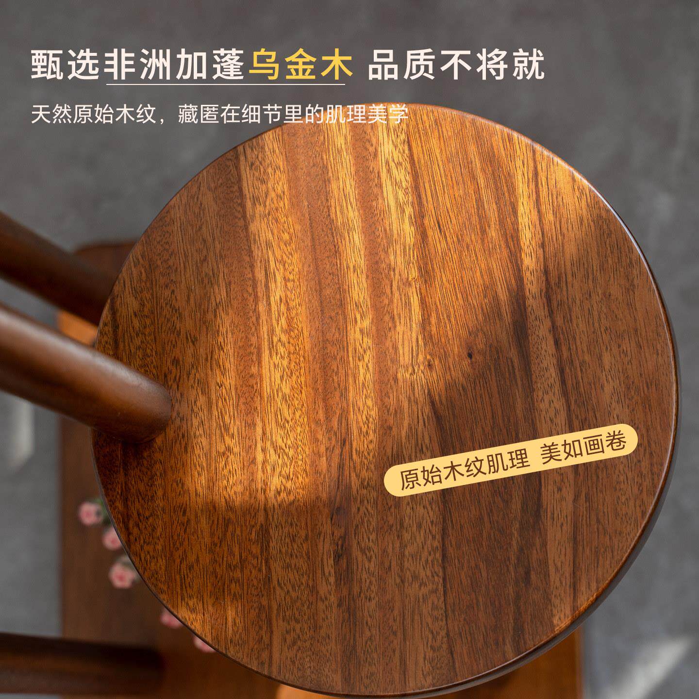 乌金木实木室内客厅阳台多层花架轻奢高级感多肉绿萝花盆架置物架