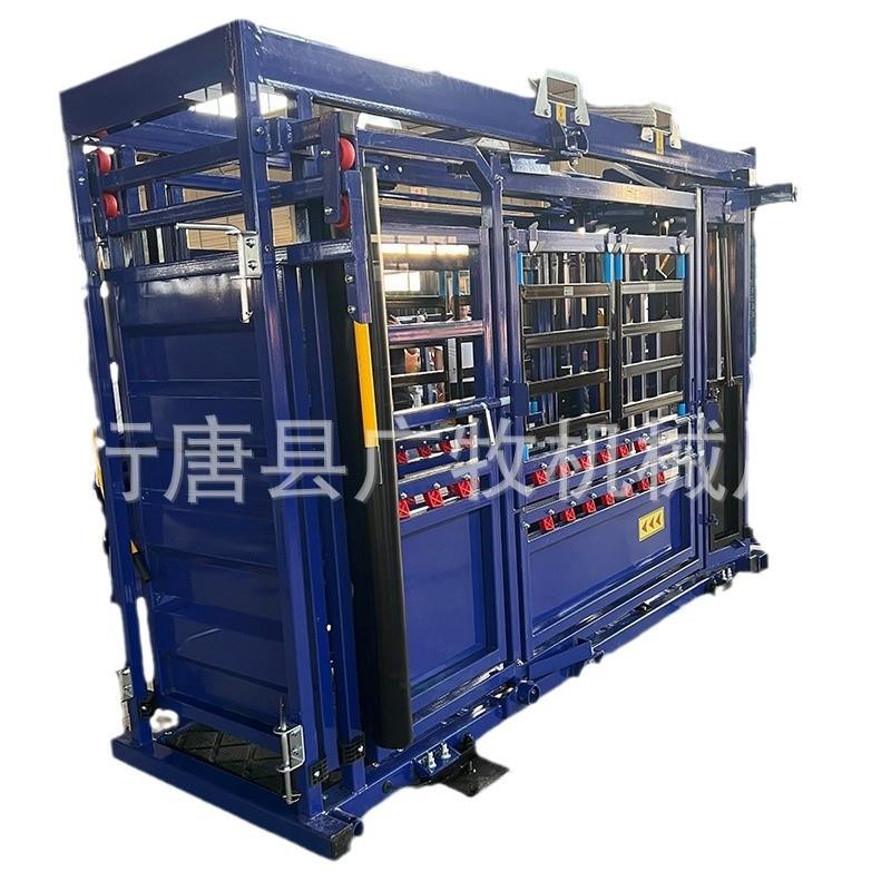 保定枷可移动牛用保定枷新型保定架牛育种保定栏牛羊场养殖机械