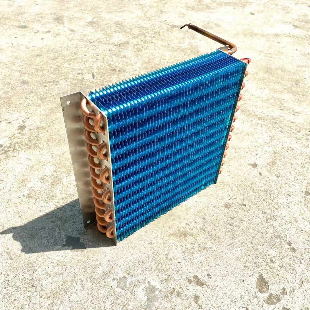 水冷铜管冷柜展示冷凝器冰柜风冷冷藏室  散热器柜小型制冷蒸发器