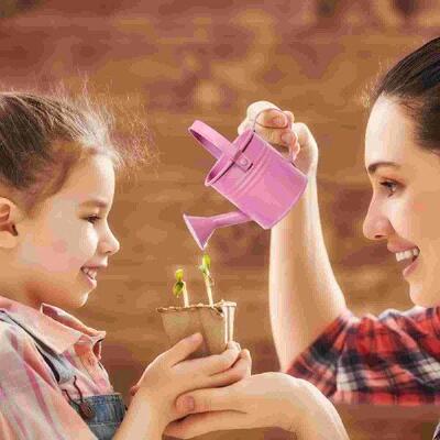 5pcs Creative Watering Tin Simple Watering Pot Durable Iron