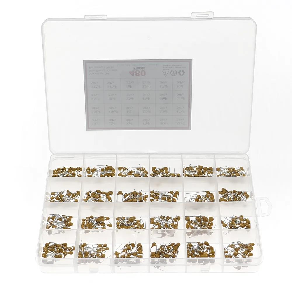 480PCS 独石电容套装 样品盒 10PF~10UF 50V 24种各20只共480只