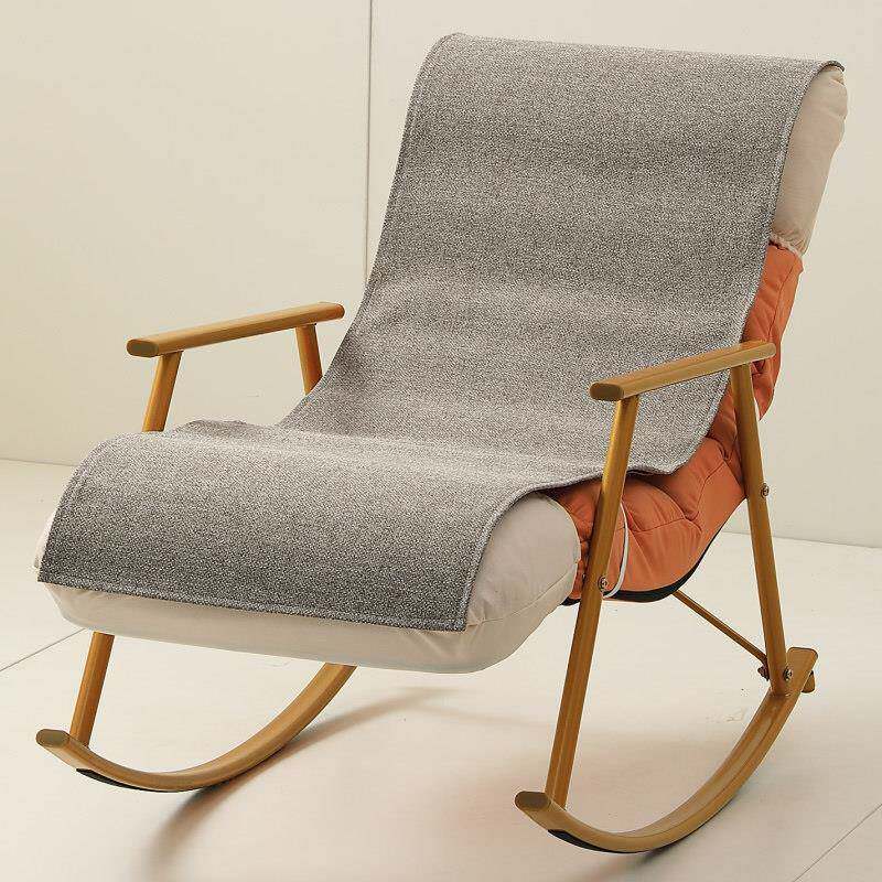 单人沙发垫棉麻躺椅垫子坐垫沙发盖布防滑椅子垫摇椅沙发椅垫套罩