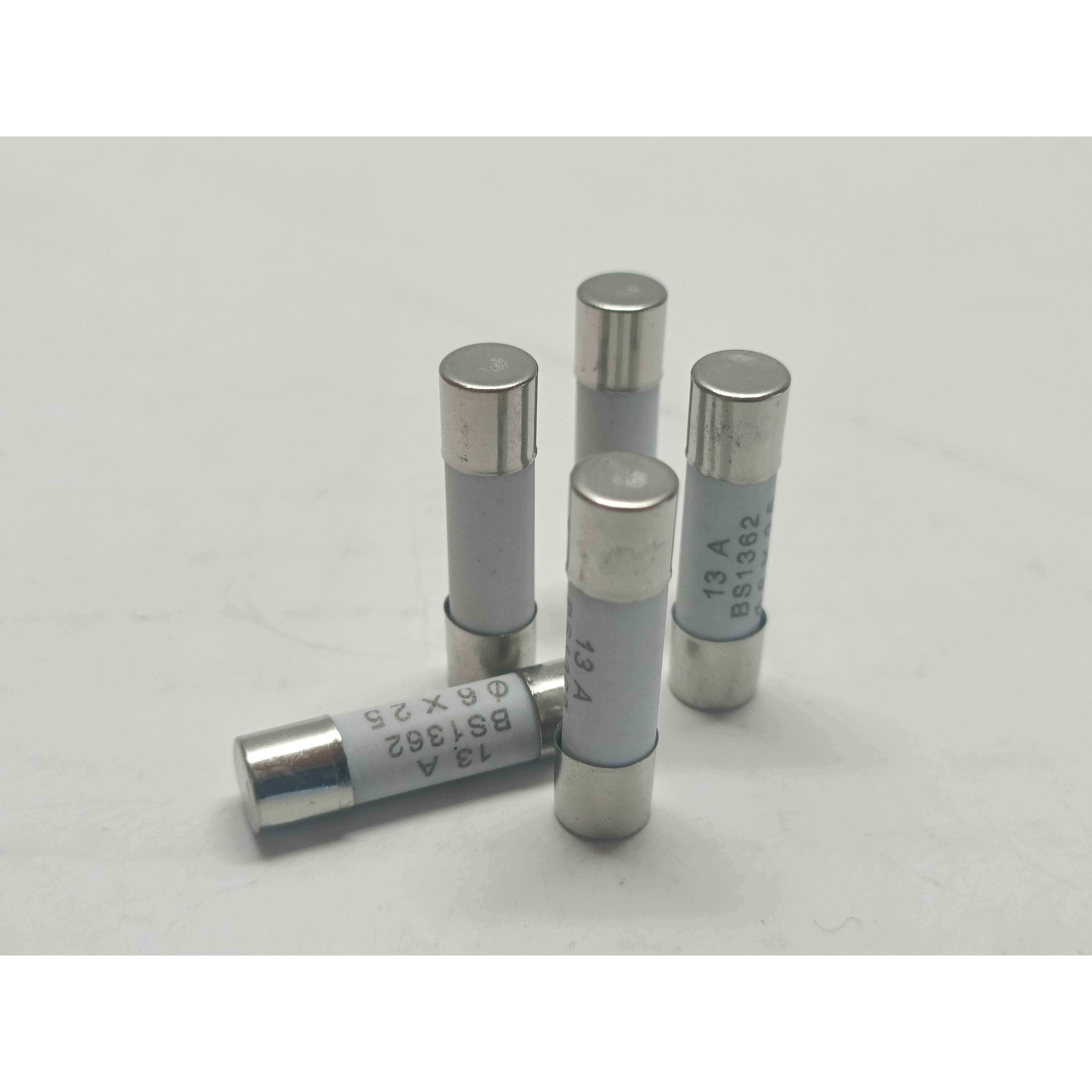 陶瓷保险丝管R057 6*25mm BS1362保险芯熔断器1A2A3A4A5A6A8A10A
