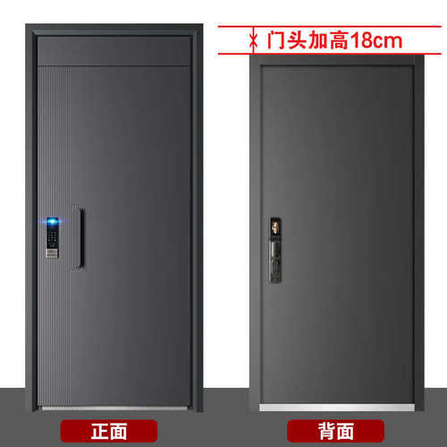 防盗门入户门批发超甲级家用安全门子母门进户门暗铰链锌合金别墅