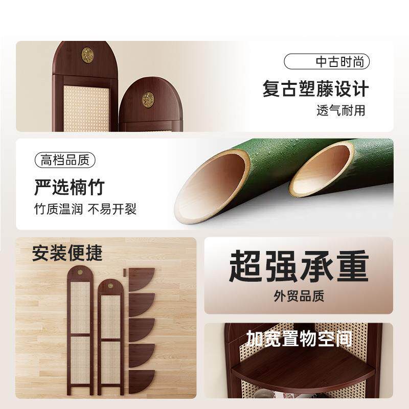 书架落地置物架一体靠墙客厅卧室转角书架不占空间家用简易收纳架