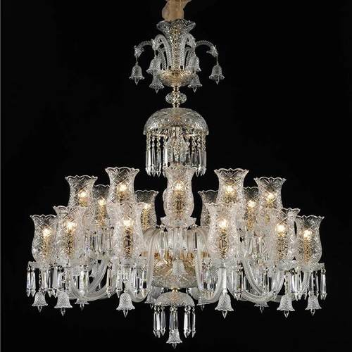 客厅水晶灯灯2代025年新款欧现简MD560约式大气餐厅卧室灯复式楼