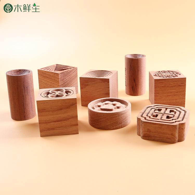 精油精油摆件香薰香氛木质扩木雕