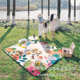 户外春游野餐垫沙滩野炊露营加厚防潮垫便携防水公园草坪野餐坐垫