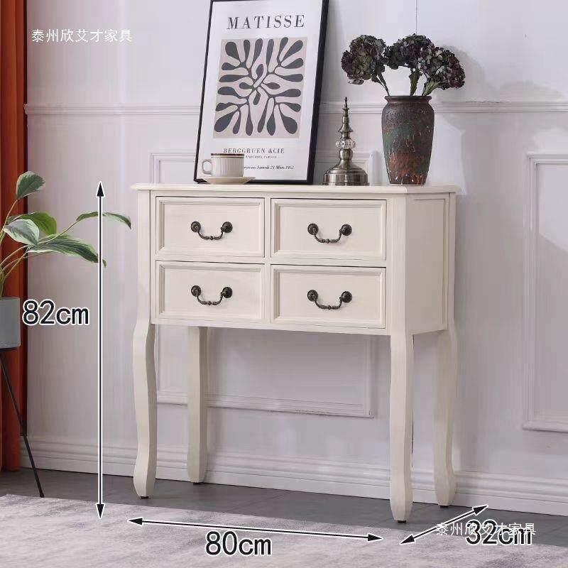 餐美式四全实木六斗柜柜卧室收OSX纳柜欧式斗柜储物柜抽屉玄关台