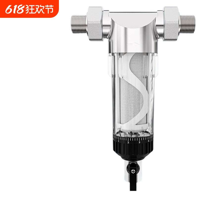 全屋前置过滤器304不锈钢反冲洗大流量中央净水器自来水家用滤水