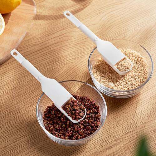 厨房家用可调节量勺带刻度克数控盐奶粉勺子计量刻度勺烘焙工具