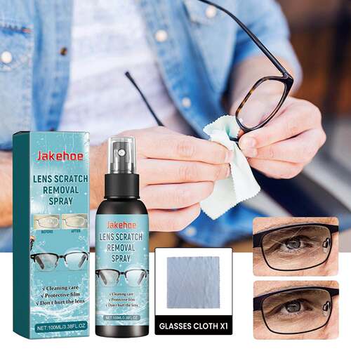 JAKEHOE Eyeglass Lens Refreshing Spray - A gentle, fog-remov