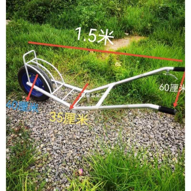独轮车新款轻手型农用手推车车鸡公车加厚农用小推手刹879搬推运