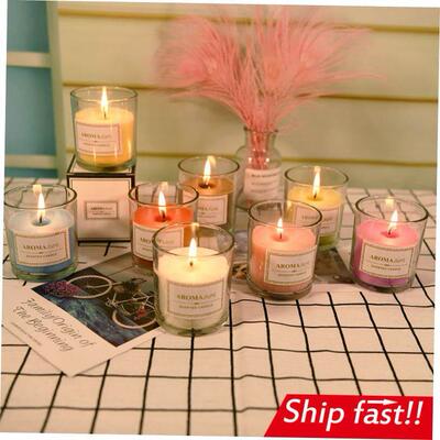 fragrant birthday candle glass Jar candles Gifts wedding